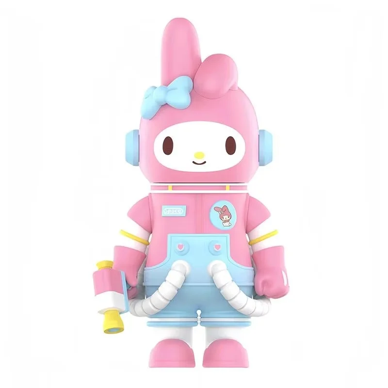 Original Sanrio Characters Hello Kitty Melody Kuromi Mega Space Molly Joy Series 400% Action Figurine Collectibl Toys Gift