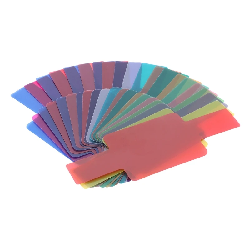 

20 Color Photographic Color Gel Filter Cards Set for Nikon