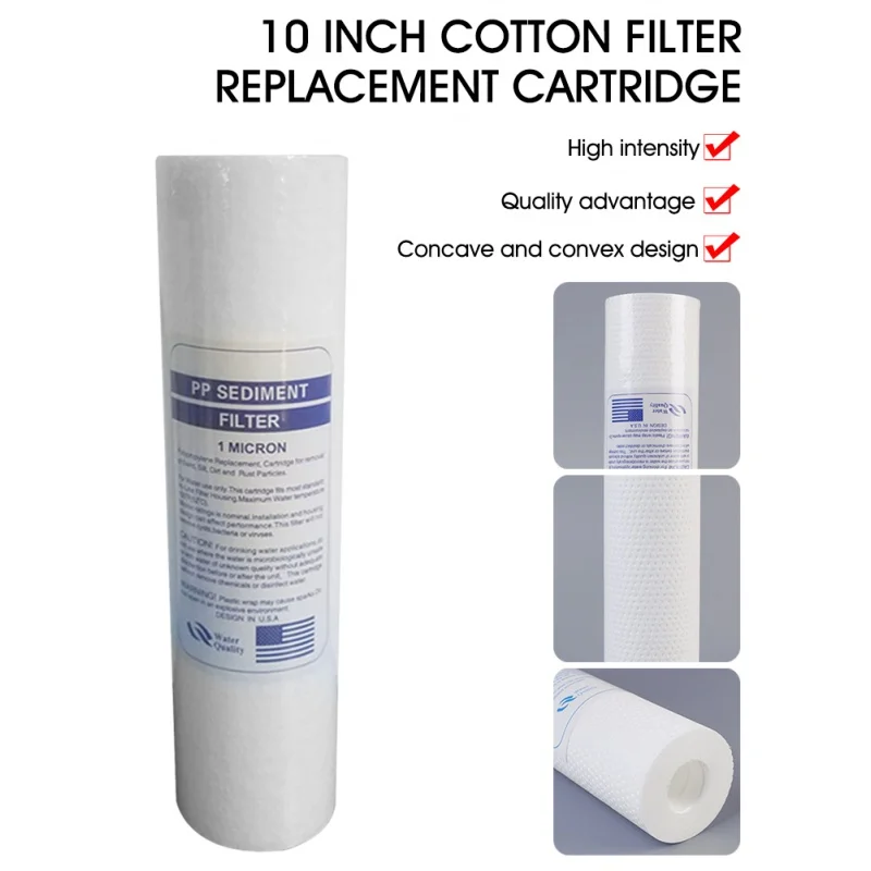 

2022 Real New Household Water Sediment Polypropylene Filter 10" 1/5 Micron Pp Water Replacement Cartridge Dropshipping