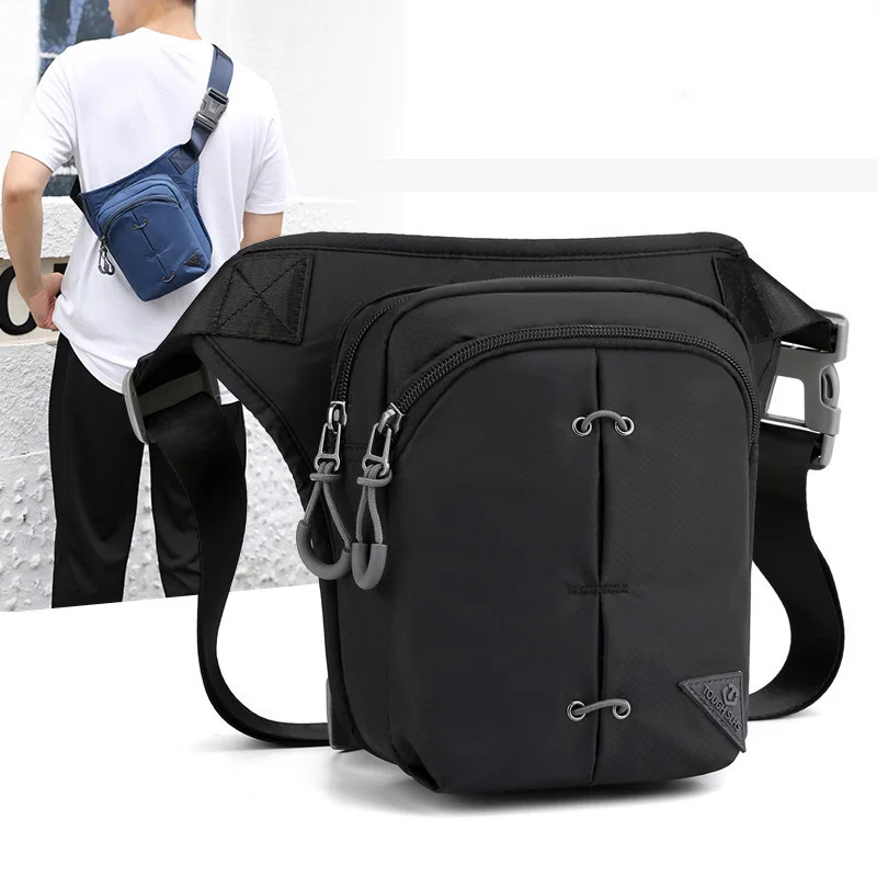 

Нейлоновая сумка-мессенджер для мужчин, забавная поясная сумочка на бедро, мотоцикл, мешок для поездок