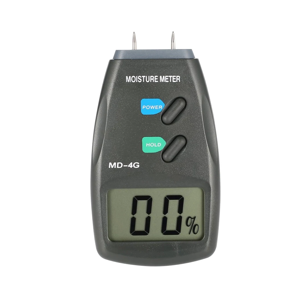 

Moisture Meter Wood Moisture Detector LCD Digital Display Timber Humidity Tester with Data Hold
