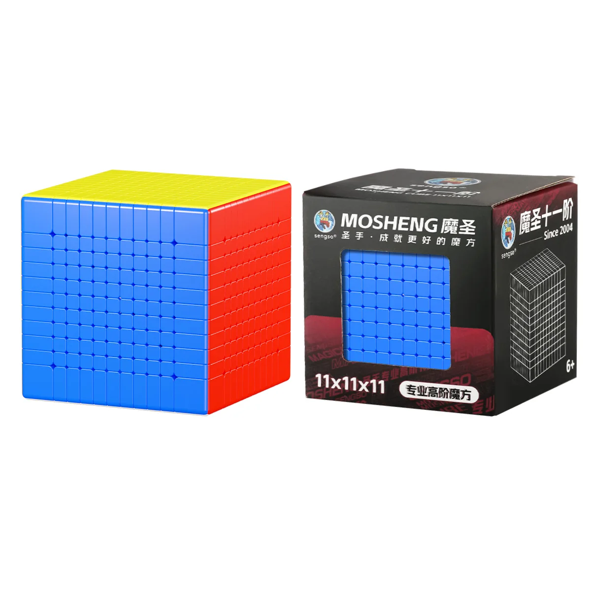 Shengshou Mosheng 11x11 M Cube SengSo 11x11 Магнитный скоростной куб без наклеек 11X11 Куб-головоломка Игрушки Детский подарок Cubo Magico (art.: 3920d1a3fa033) - 3920d1a3fa033
