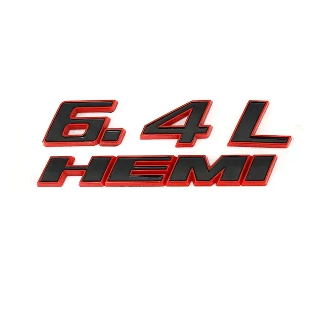 Фото Металлическая эмблема-наклейка 6.4LHEMI для Dodge Challenger Charger Durango Ram 1500 2500 350, для боковых крыльев и задней двери пикапов №5