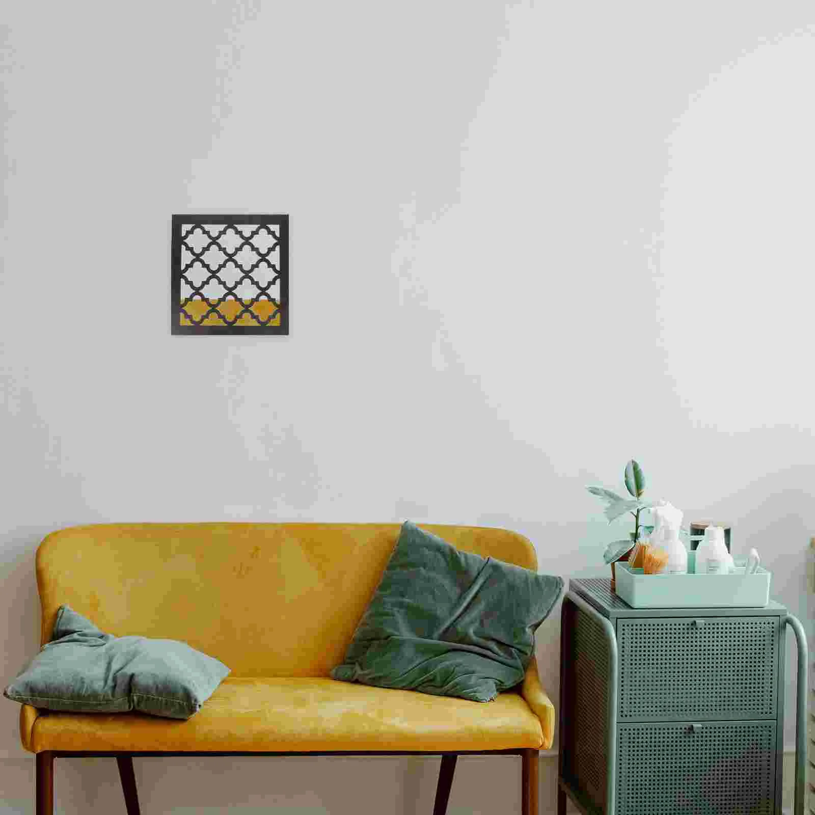 

Acrylic Mirror Wall Sticker Wood Wall Adhesive Mirror Wall Decal Home Wall Decor