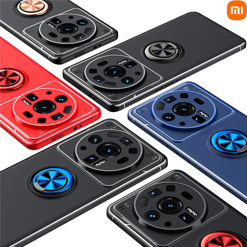 

Shockproof Silicone Case with Metal Ring for Xiaomi 12 Ultra 12 11T 10 Ultra Mi 12 11T 11 10 9 Pro Case Bumper Silicone