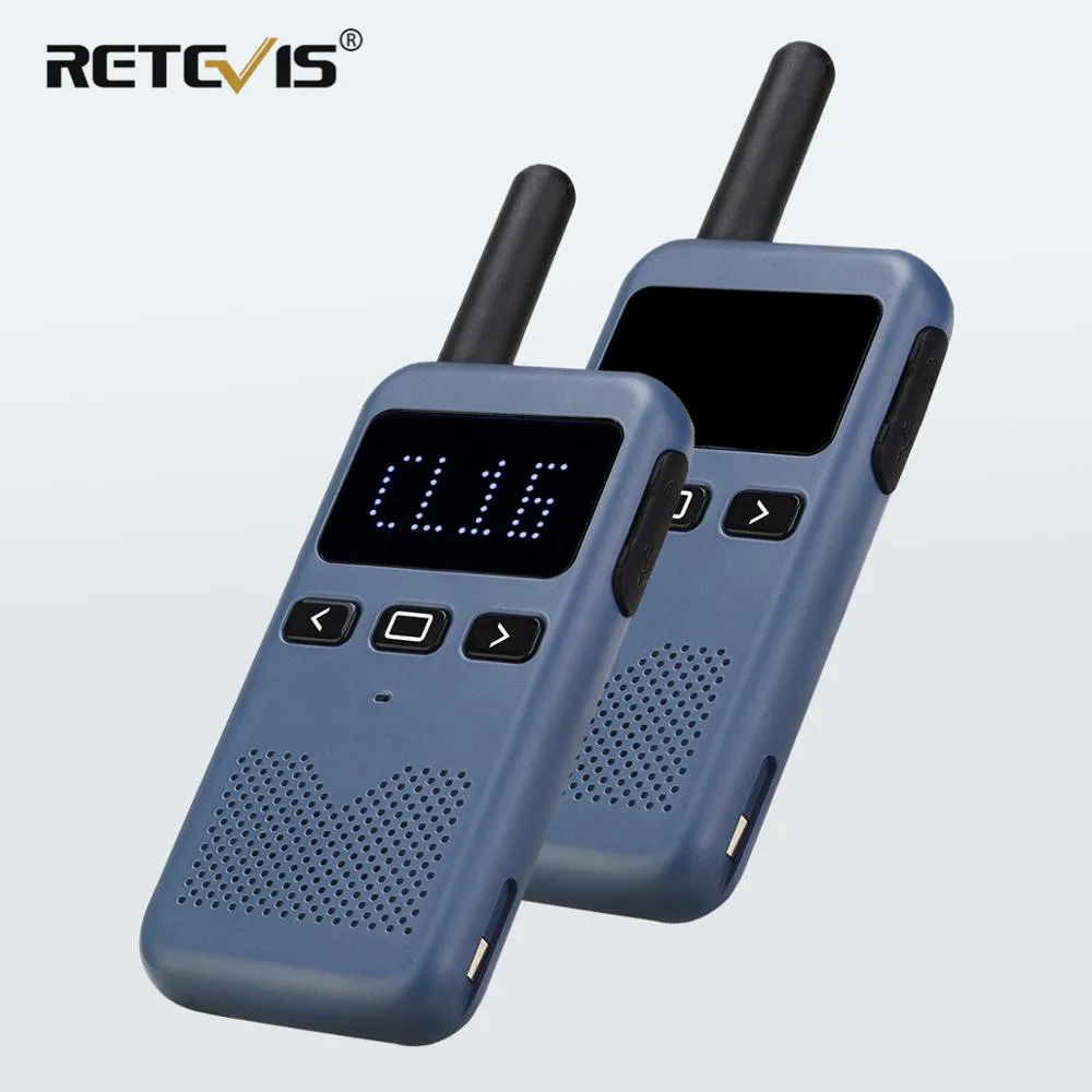 Walkie Talkie Mini Retevis Usb Tipo C Telefono Rb619 Pmr 446 Radio Walkie-Talkie 2 Pezzi Radio Bidirezionale Radio Portatile Ptt Hotel