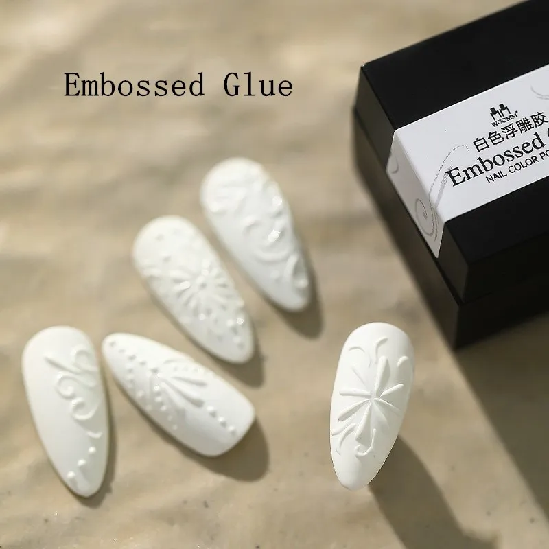 5g гель для ногтей без мытья гравий песок резьба строительный лак 3D рельефный клей