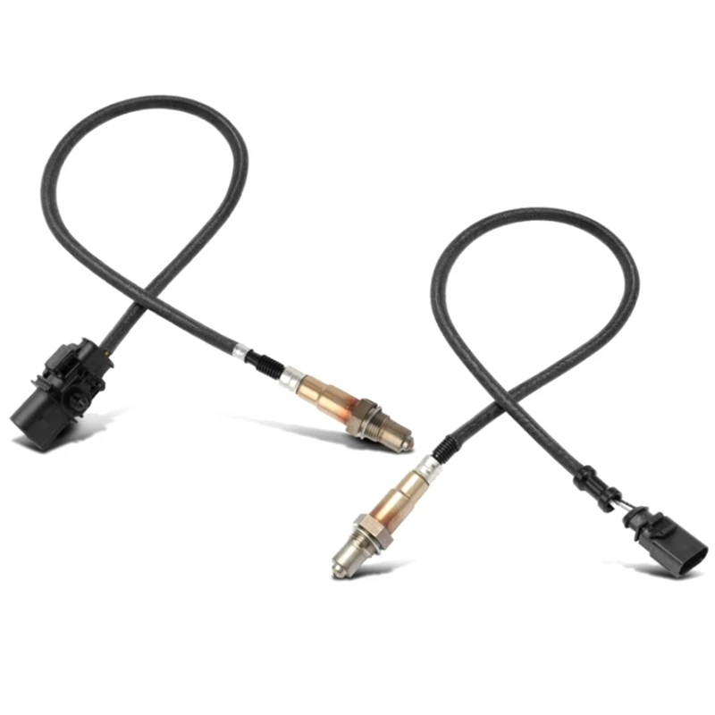 

2X потоковый и потоковый O2 Датчик кислорода для A4 Quattro 2009-2016 Q5 A5 A6 250-24672 250-25040 Запчасти Аксессуары