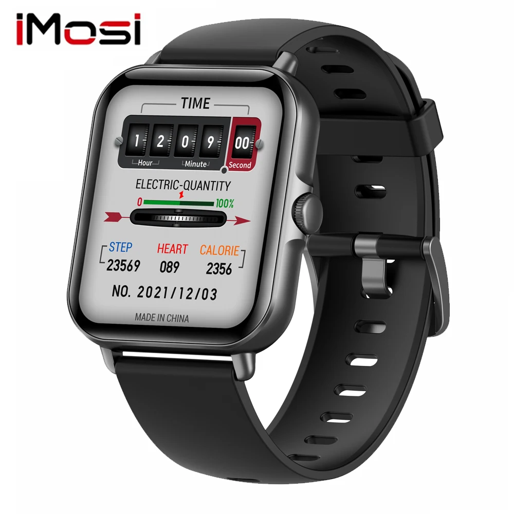 

imosi New Smart Watch Waterproof Sport Men Women Bluetooth Smartwatch Fitness Tracker Heart Rate Monitor For Android IOS