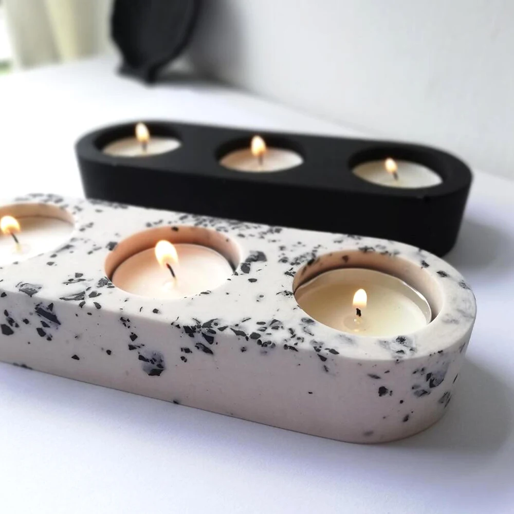 Tray Pottery Mould Home Decor Candle Jar Making