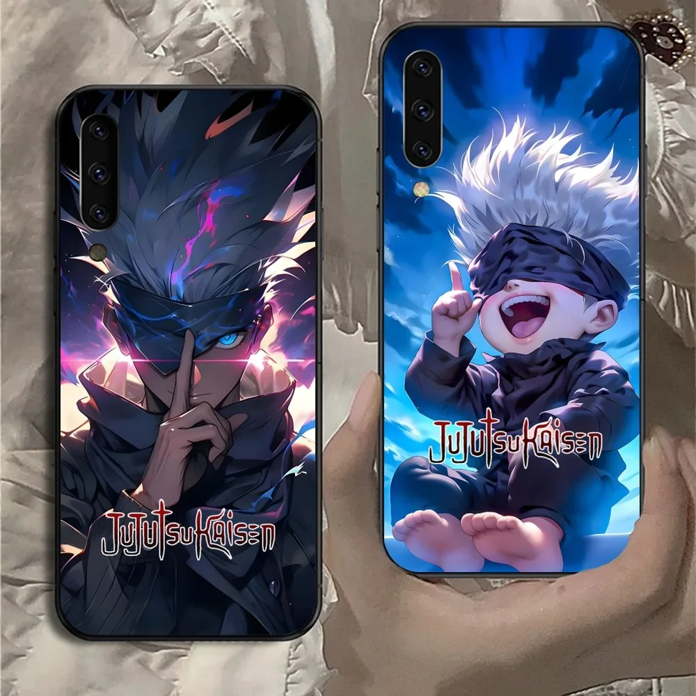 JJK Satoru Gojo Чехол для мобильного телефона Samsung Note 9 10 20 Plus Pro Ultra J6 J5 J7 J8 черный мягкий