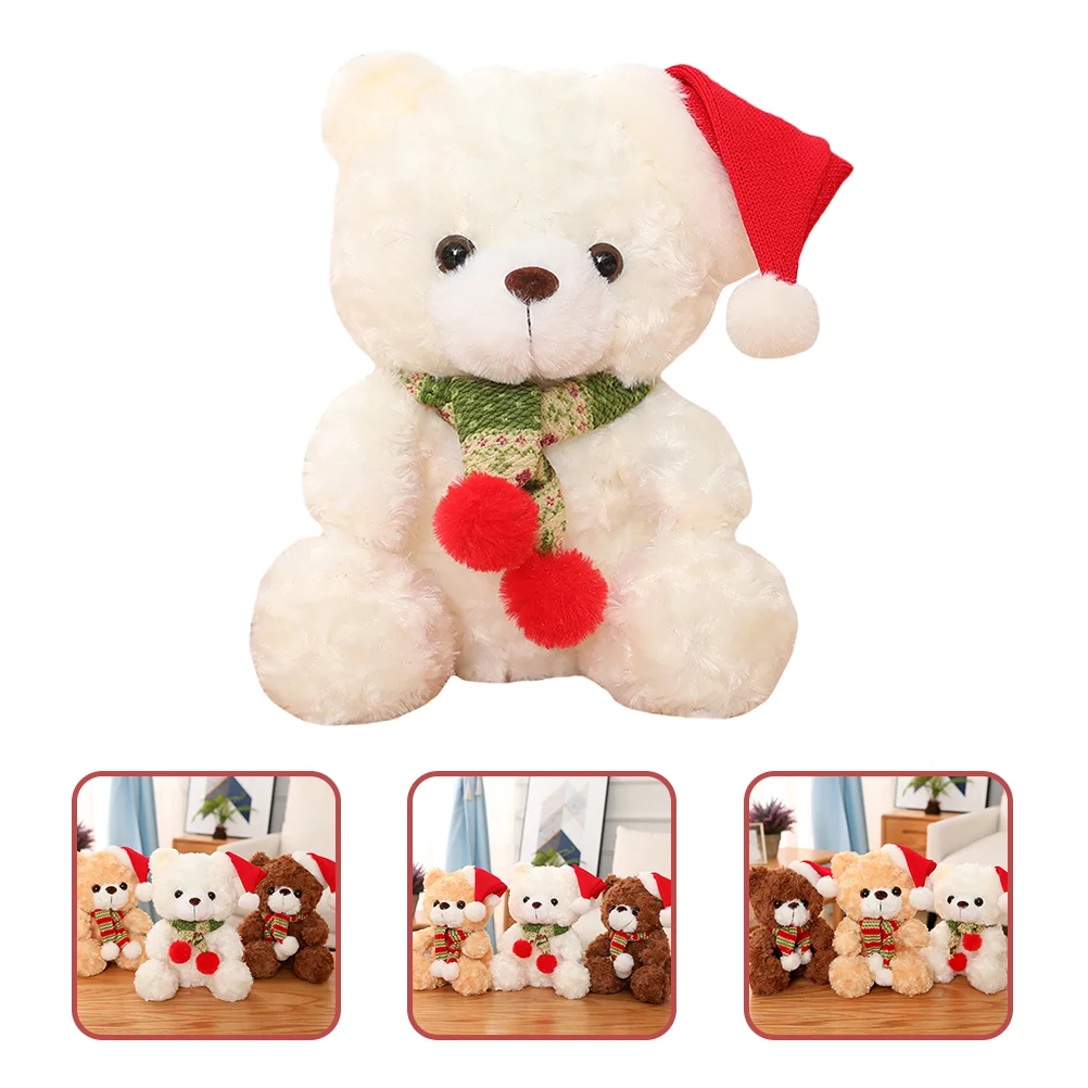 

Christmas Gift Christmas Gift Christmas Plush Bear Decor Xmas Ornament Christmas Gift for Kids Boys Girls Women