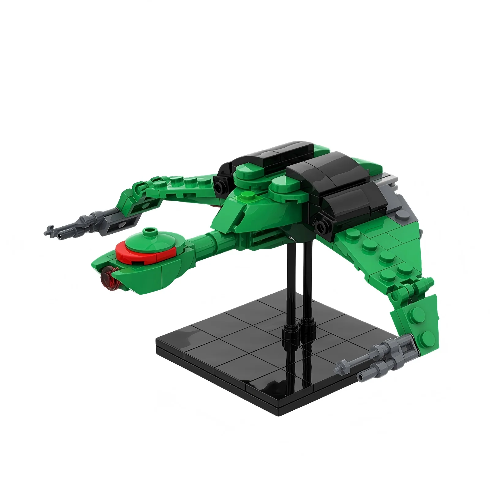 Фото Конструктор MOC «Звездолет Клингонский Раптор»: Модель для сборки, игрушка из кирпичиков, подарок для семьи и друзей на праздники