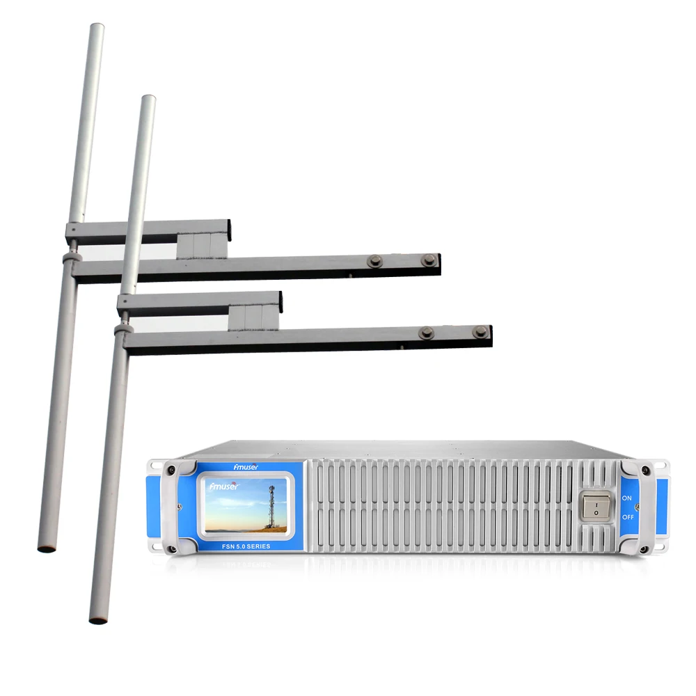 FSN-1000C DSP 1000W 1KW FM радиопередатчик + 2 катушки FU-DV2 дипольная Fm антенна A комплект для радиостанции