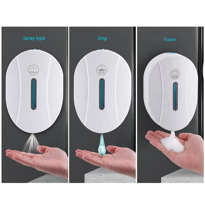 

550Ml Automatic Liquid Soap Dispenser Touchless Sensor Foam Hand Washer Spray Wall Hand Washing Machine