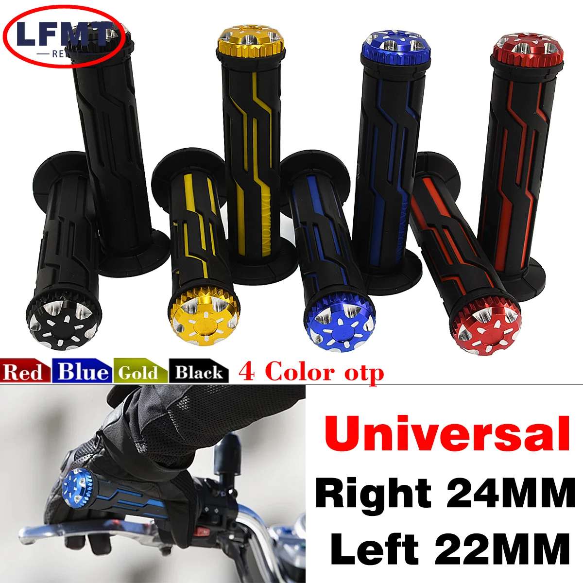 Мотоциклетные ручки 1 пара фиксирующие трубки для мотоциклетного руля Honda KTM Yamaha