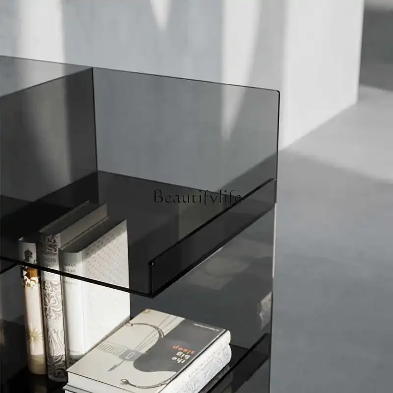 Wabi Sansan акриловая напольная полка многослойный книжный шкаф декоративная