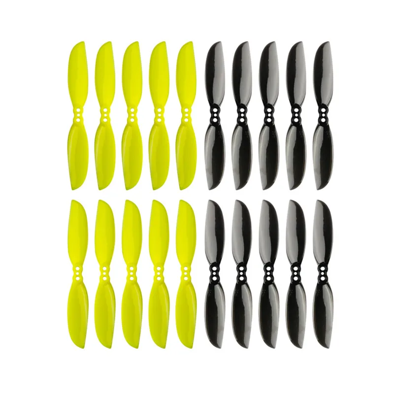 

10Pairs LDARC 75mm Racer 3inch 2-Blade Propeller 1.5mm for RC FPV Racing Freestyle 3inch Toothpick Drones Replacement Parts