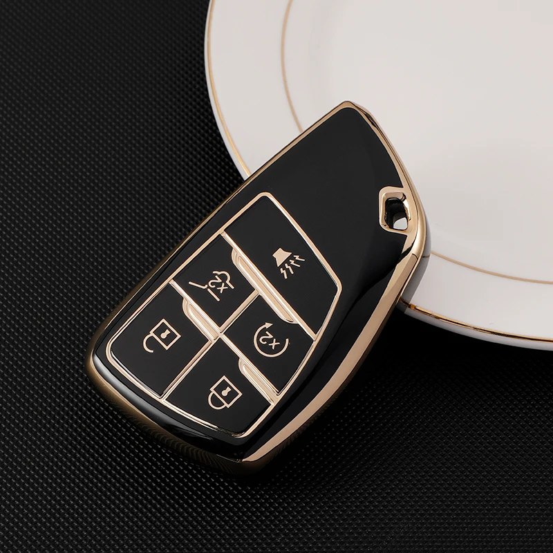 

Чехол для автомобильного ключа для Chevrolet Tahoe Suburban для GMC Yukon для Buick ENVISION S Plus Avenir 2020 2021 2022 2023 5 6 кнопок