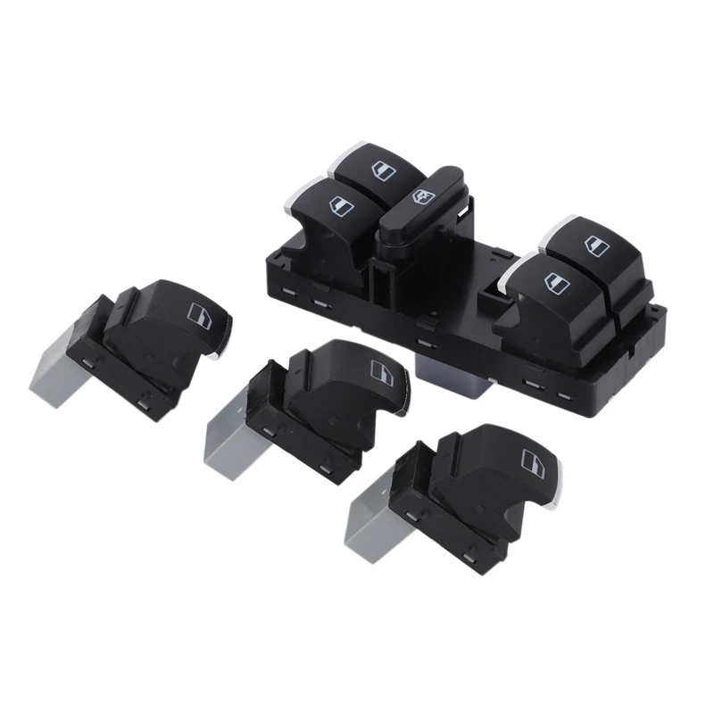4 шт. набор кнопок управления стеклоподъемником для Volkswagen Golf MK5 6 Jetta Passat B6 Tiguan Touran