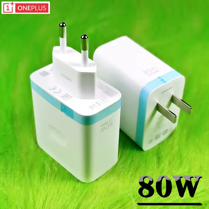 

Oneplus Charger 80W Original Supervooc charge US EU Fast charging For oppo oneplus 10 pro 9 9t 8 8t 7 7t 6 6t