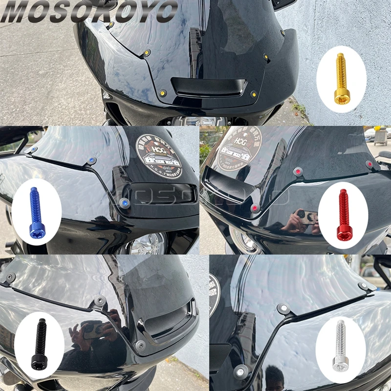 Обтекатели для лобового стекла мотоцикла Harley Softail Low Rider ST FXLRST FXRST 117 экипаж