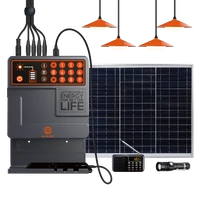 pay as you go mini solar home lighting system paygo home solar energy system with 4 lights for rural electricity