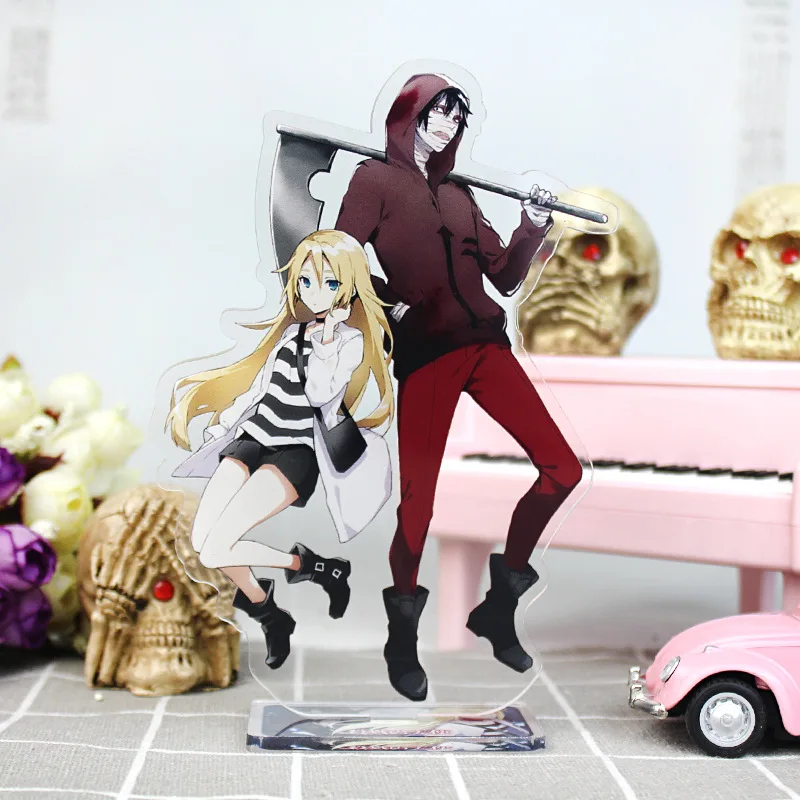 

Japan Anime Figure Angels of Death Rachel Gardner Isaac Foster 16cm Acrylic Stand Model Collectible Birthday Gifts