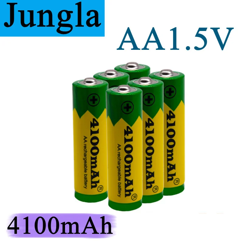 

2022 Brand AA Rechargeable Battery 4100mah 1.5V New Alkaline Rechargeable Batery for Led Light Toy Mp3
