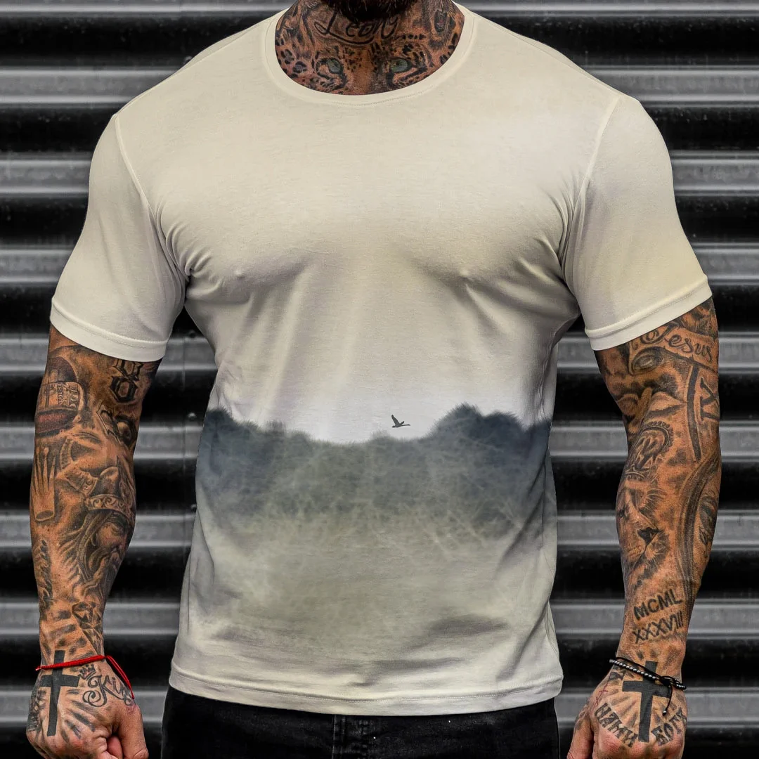 

Summer T-Shirt For Men Simple 3d Print Loose Oversized Shirt Daily Casual Men's Clothing Streetwear Trend Short Sleeved Tops