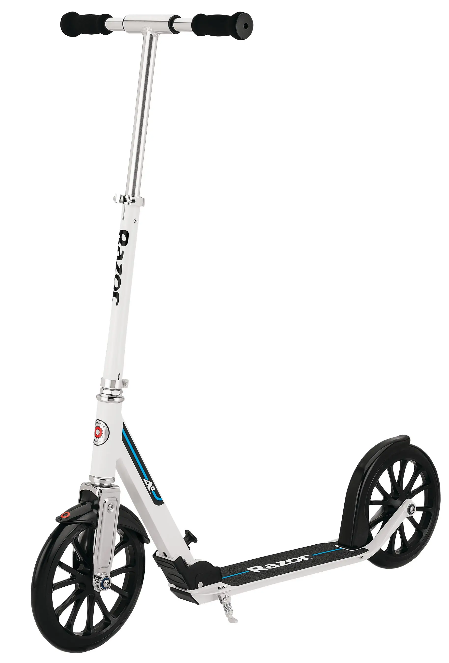 

A6 Kick Scooter W/ Extra Large Wheels- Black/ White
