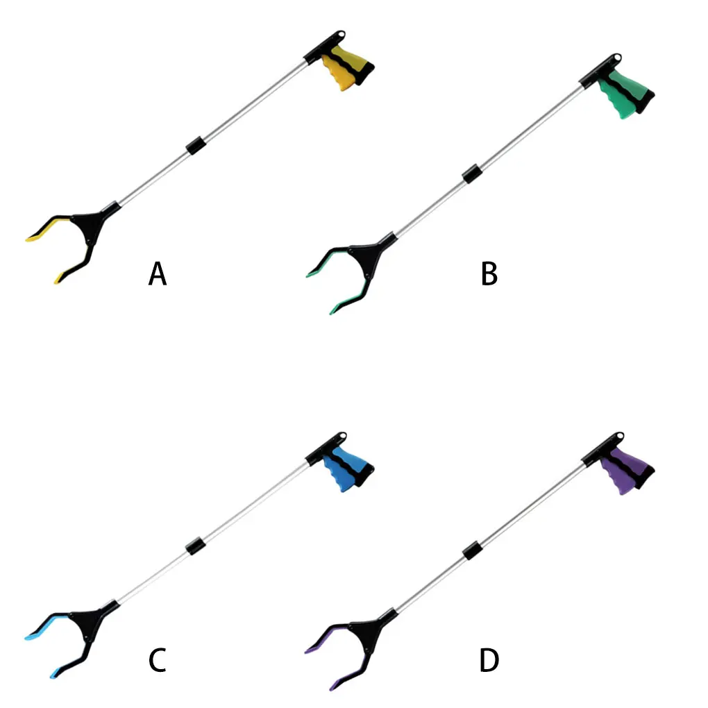 

Trash Litter Garbage Picker Foldable Nonslip Self-locking Solid Color Gardening Garden Waste Grabber Tool Accessories