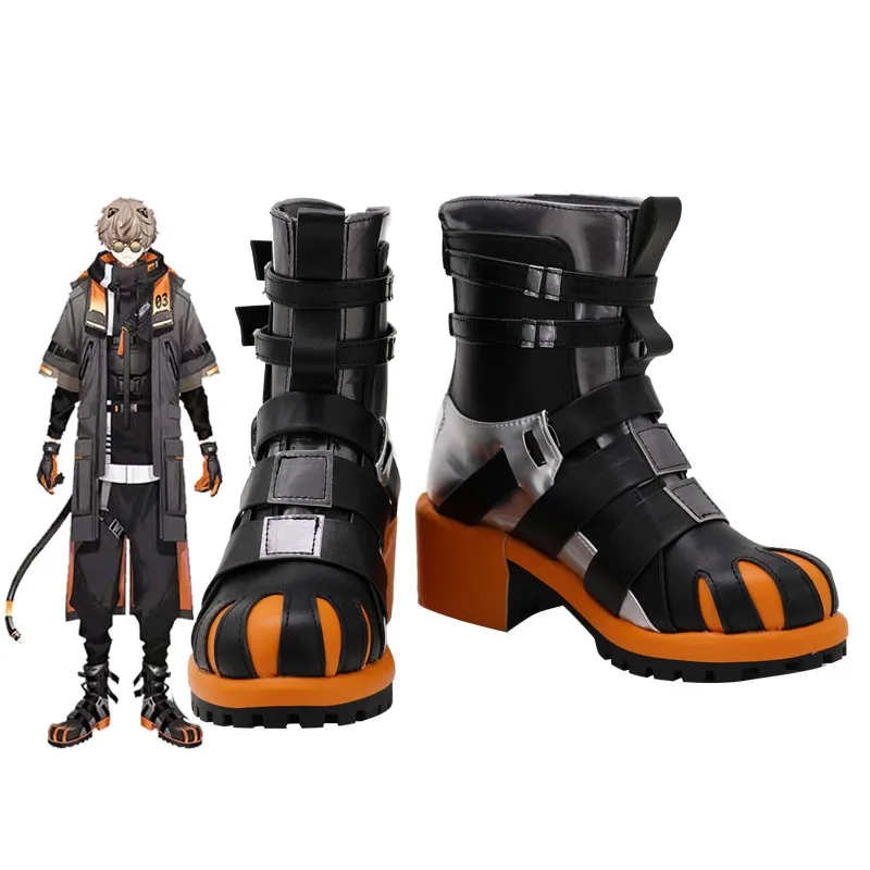 Anime VTuber Alban Knox Cosplay Boots Shoes Custom Size NIJISANJI ...