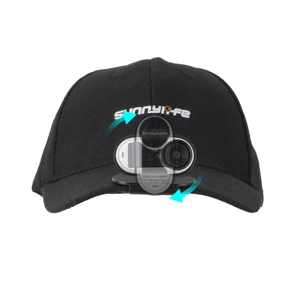 Зажим для шляпы с камерой быстроразъемный зажим совместимый Sunnylife Insta360 GO 3S/GO 3