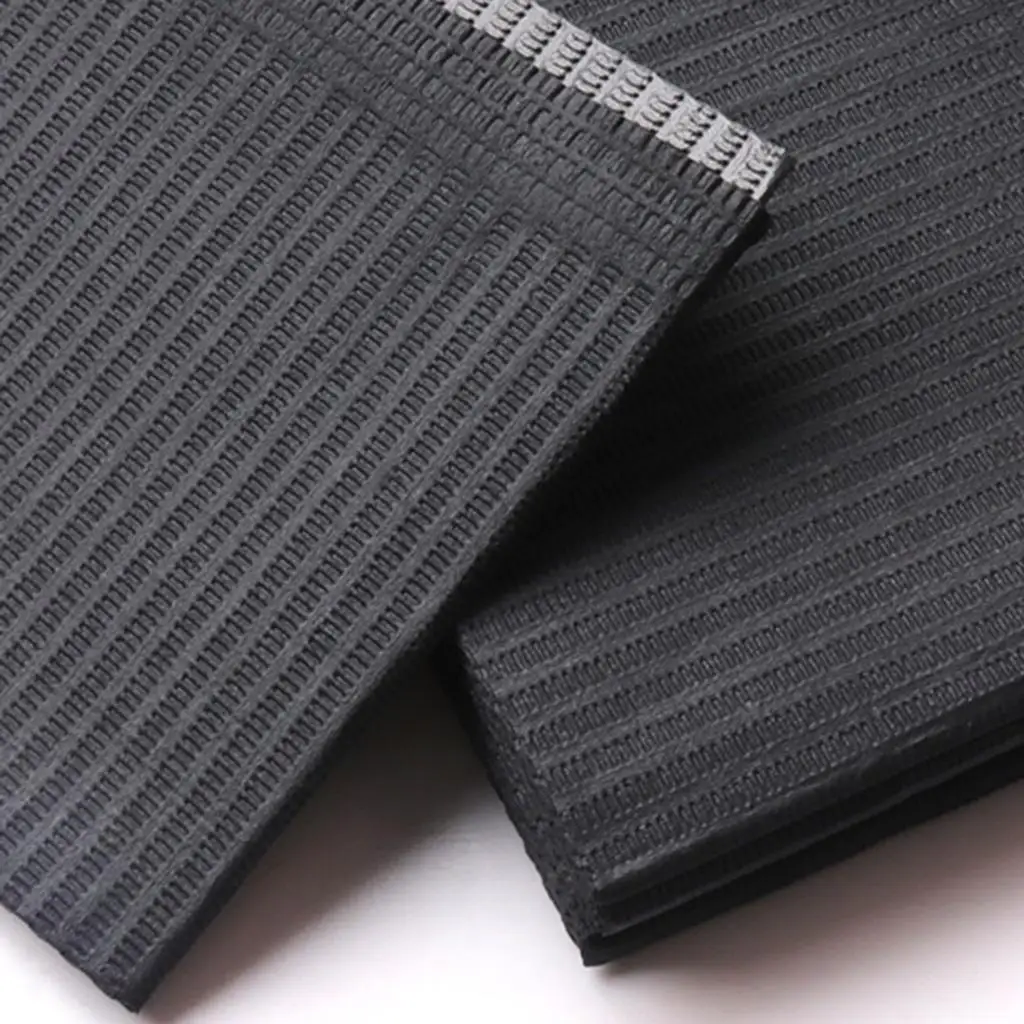 

125x Tattoo Table Covers Patient Bibs Dental Napkins Clean Pad Black