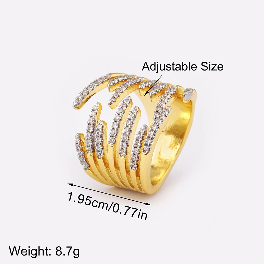 AIBEF креативные геометрические двухцветные гальванические регулируемые