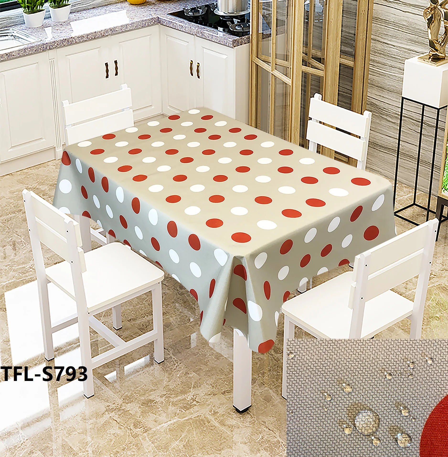 

2023 Fabric Waterproof Printing Tablecloth Wedding Decoration