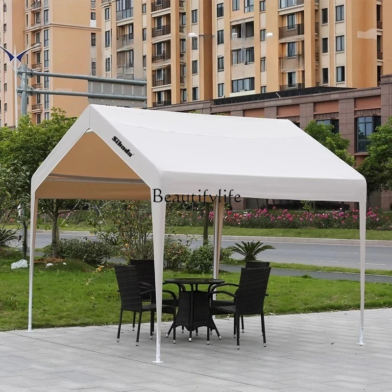 Фото Tenda da sole per esterni , riparo antipioggia, isolamento per ombrellone a quattro gambe addensato №3