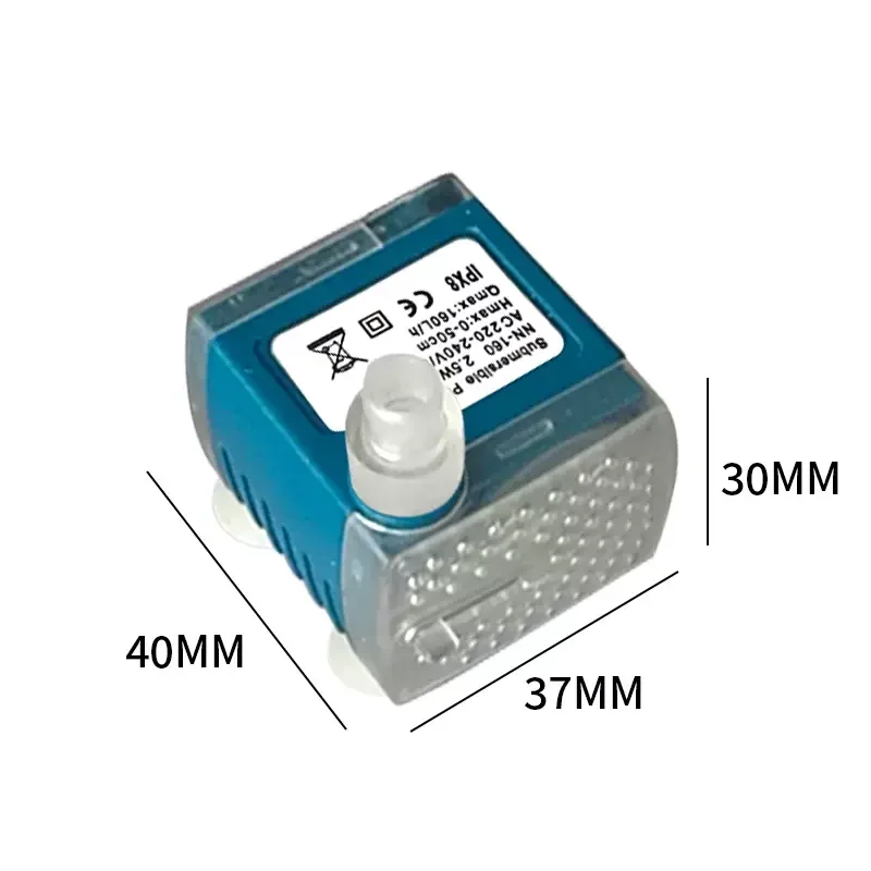 Аквариумный бесшумный мини-насос для морской воды устойчивый к коррозии