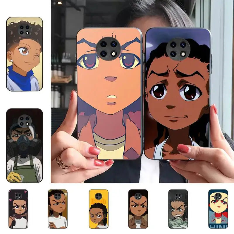 

Huey Freeman Boondocks Phone Case for Samsung S20 lite S21 S10 S9 plus for Redmi Note8 9pro for Huawei Y6 cover