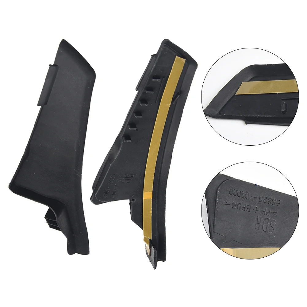 

Durable High Quality Replacement Corner Trim Plastic Practical Side Trim Accessories Black For Corolla 2007-2013