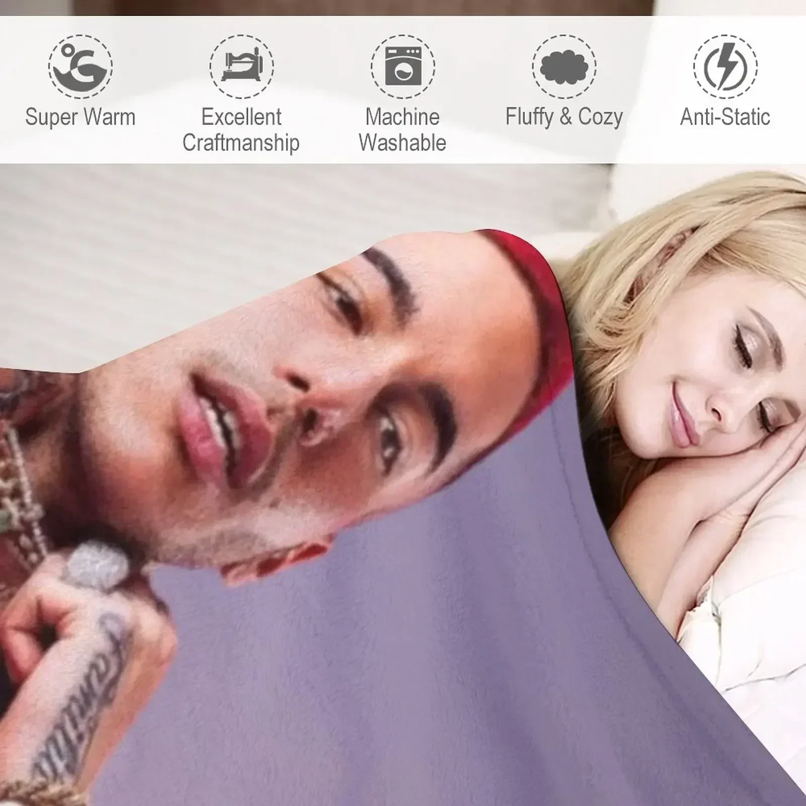 sfera ebbasta Одеяло Диван Идеи подарков на День святого Валентина Свободные одеяла