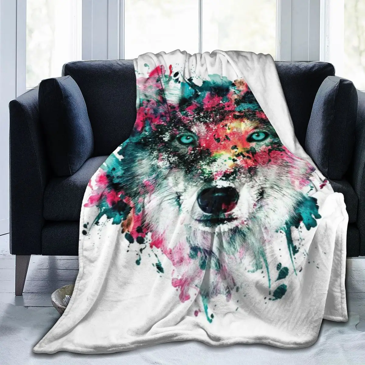 Ультрамягкое одеяло из микрофлиса Wolf II