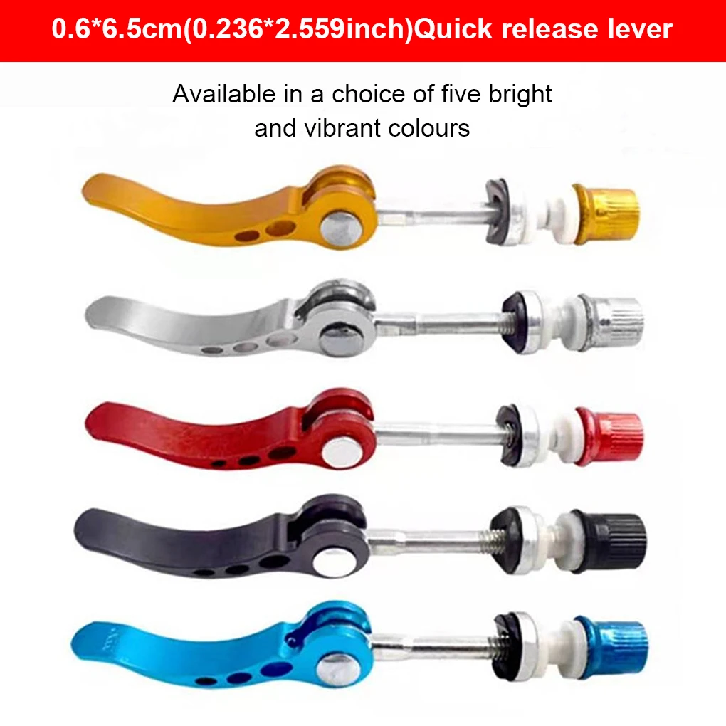 Bicycles Fast Release Lever Aluminium Alloy Mountain Bike Seat Post Clamp Road Cycling Clip Repairing Accessories  Red