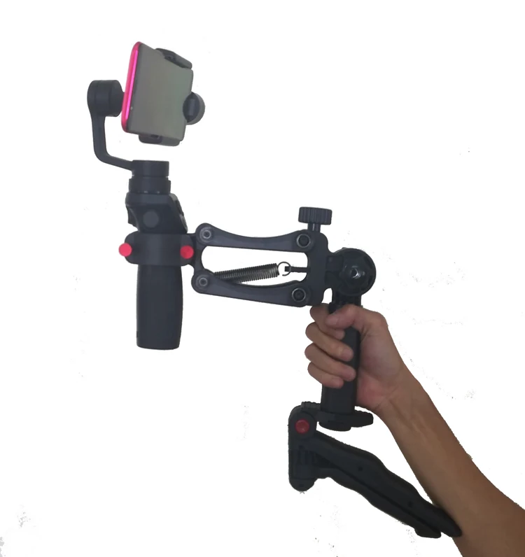 Feiyu Pocket ZHIYUN Smooth 4 с двойной ручкой и пружинным захватом шарнирный держатель для