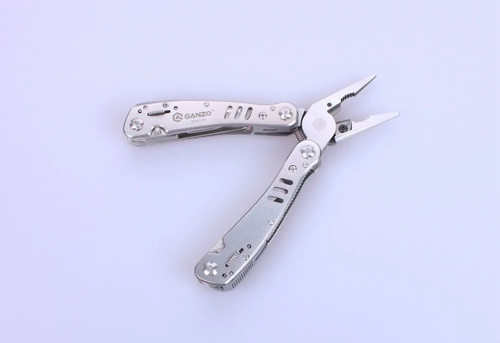 Мультиинструмент Ganzo G300 серии G302-H, 26 инструментов в одном ручном наборе, набор отверток, складной нож из нержавеющей стали.