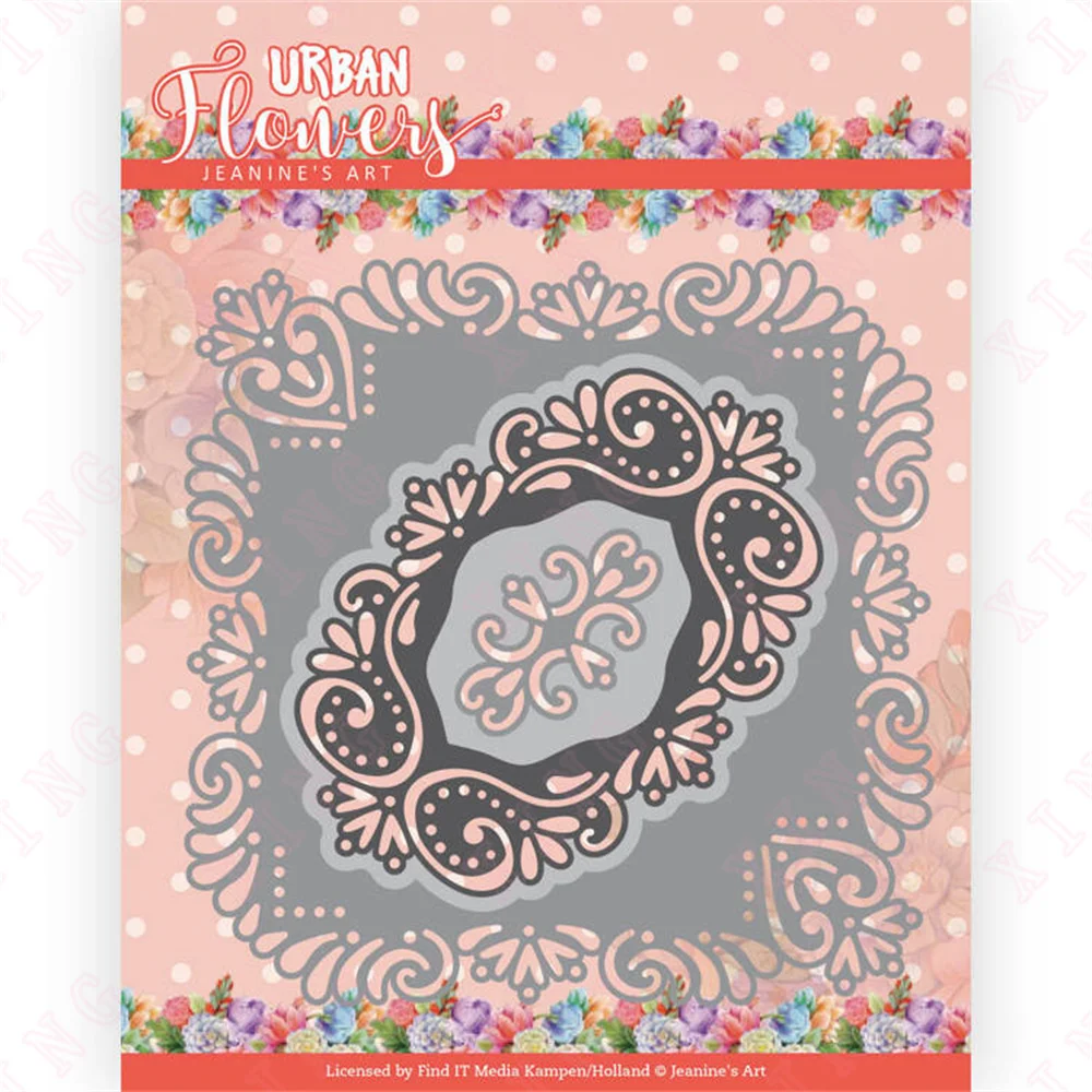 

Newest Urban Square Metal Cutting Dies Scrapbook Paper Deco Embossing Template Diy Greeting Card Handmade Craft Blade Punch Mold