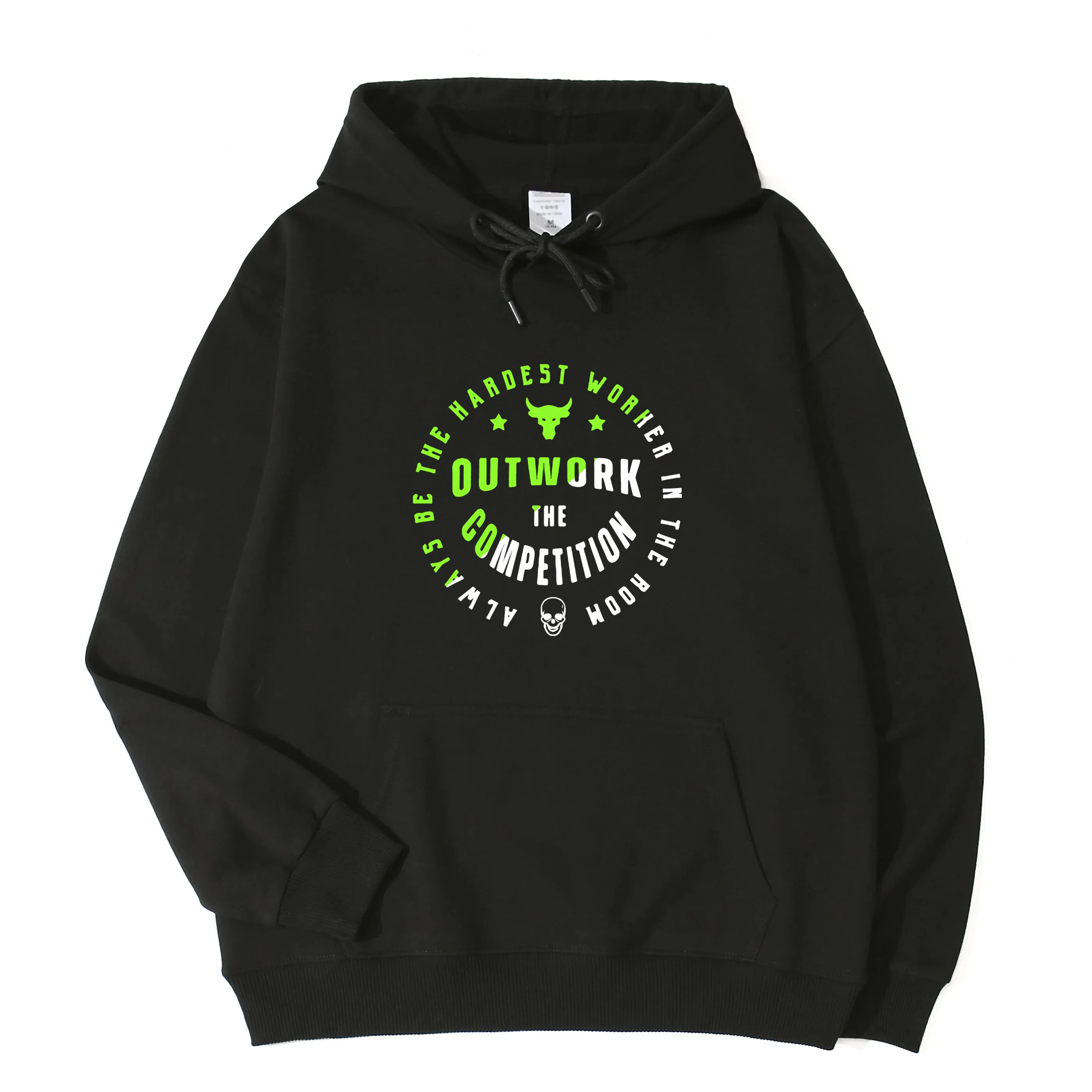 

Green Brahma Bull Logo Project - Rock Autumn Winter Hoodie Slim Long Sleeve Pocket Sweatshirt Unique Unisex Tops Pullover