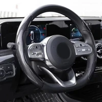 carbon fiber steering wheel covers suitable for mercedes benz a b c e cla gle glc cls gls glb glk gle gls gl ml glc car