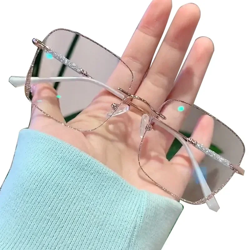 -75 -100 -125 +150 +175 Чистые очки знаменитостей безрамная отделка индивидуальная